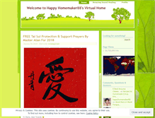 Tablet Screenshot of happyhomemaker88.com